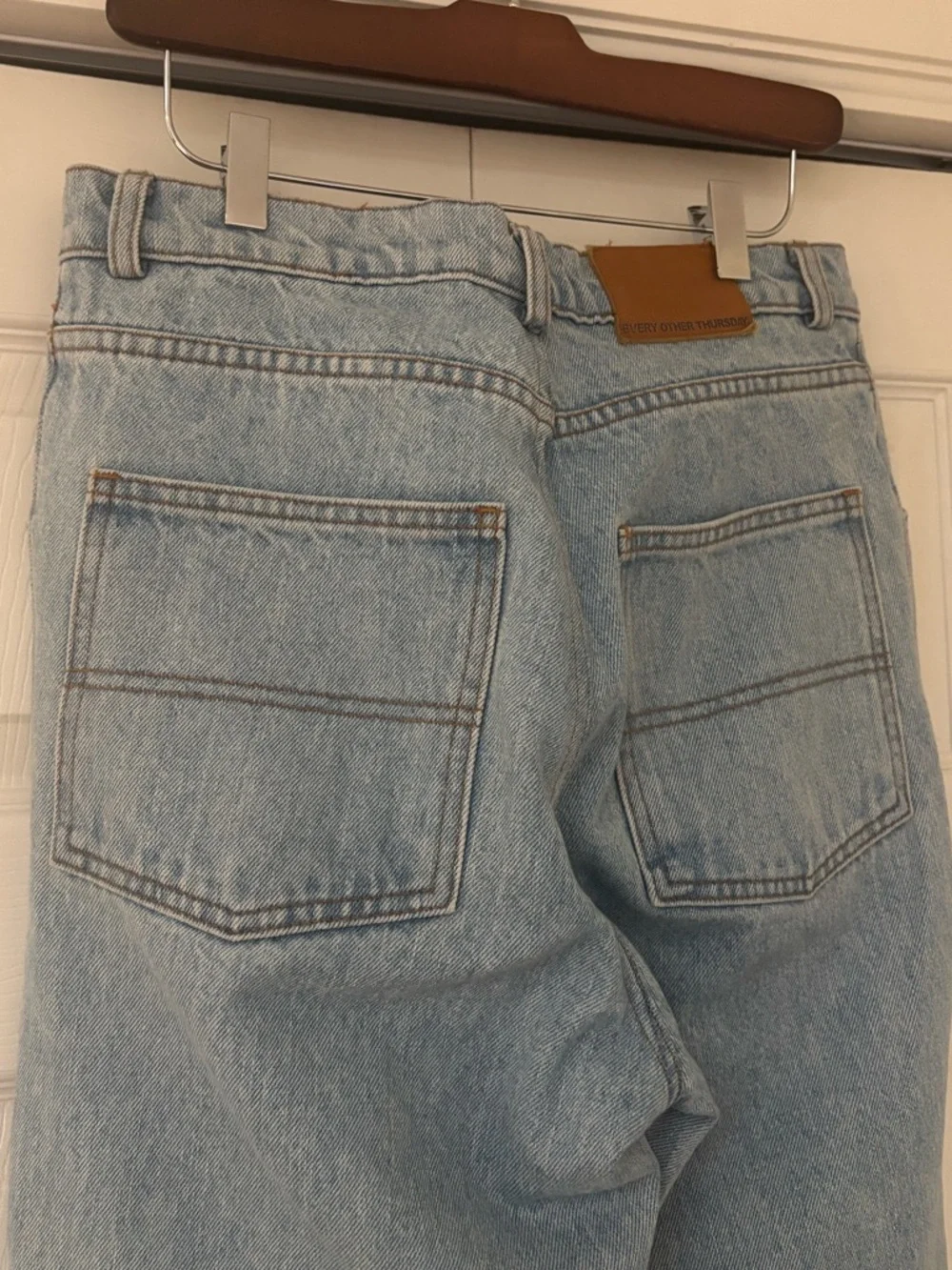 Slim Straight Men’s Jeans in Light Blue